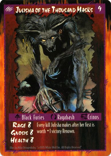 Julisha of the Thousand Masks (Crinos Form)
